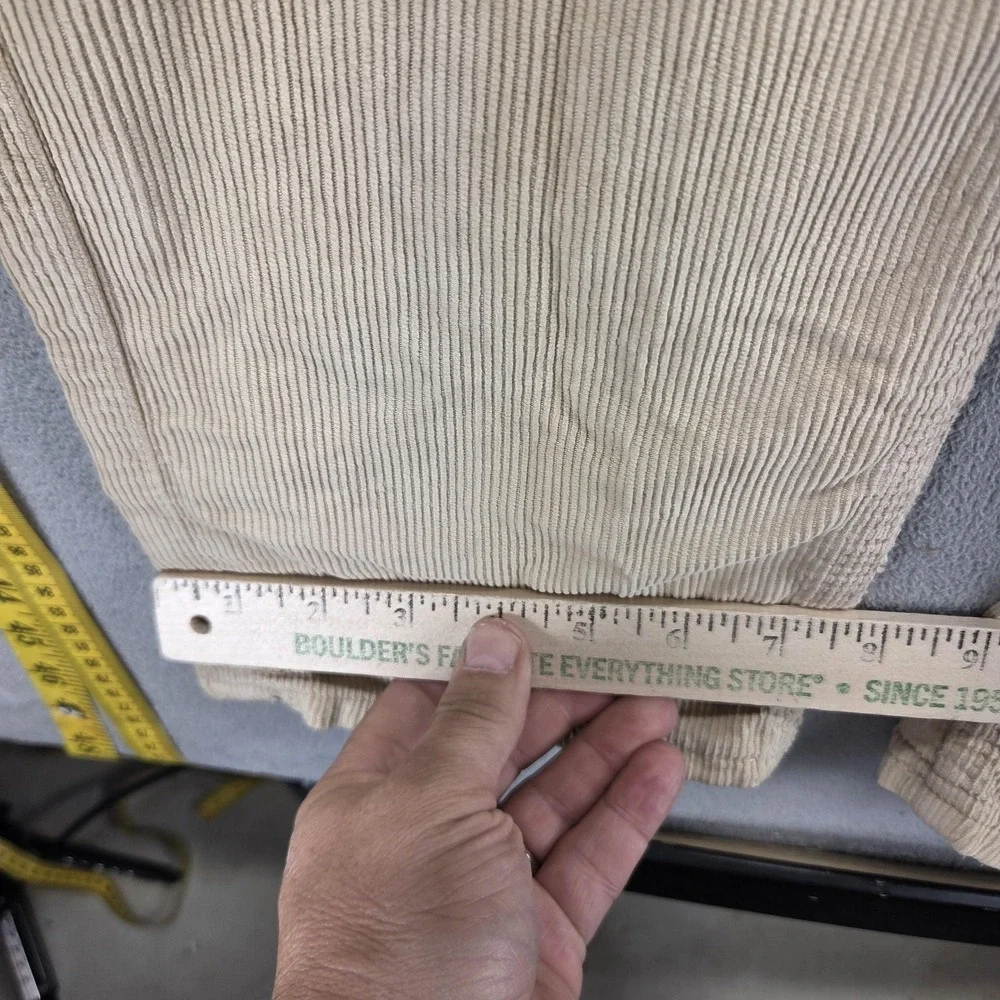 Vintage Levis 501 Jeans Mens Beige Corduroy Straight Button Fly USA Fits 30x34